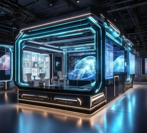 机械展会小型数字化展台布展，科技赋能，打造高效智能的参展体验