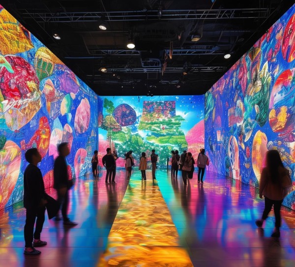 高平市数字油画展，5月15日-5月20日举办，数字艺术盛宴邀市民共赴文化之旅