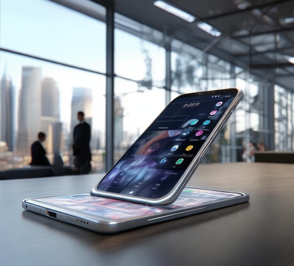 三星折叠屏动态壁纸，商务精英的视觉革命，效率与形象的双重升级