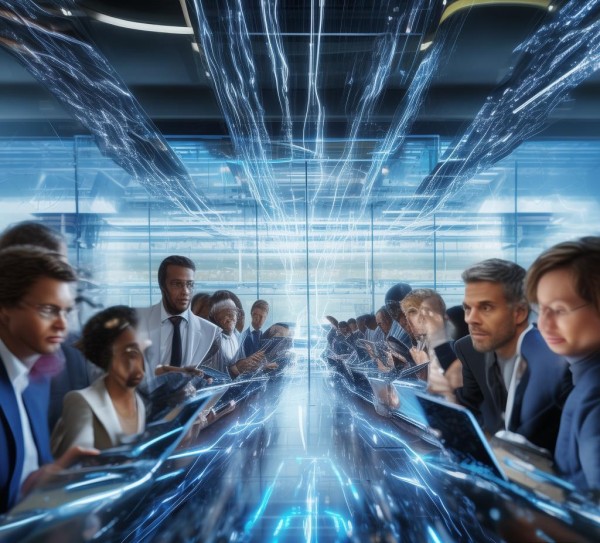 科技感商务动态素材，竖版视觉的革新力量